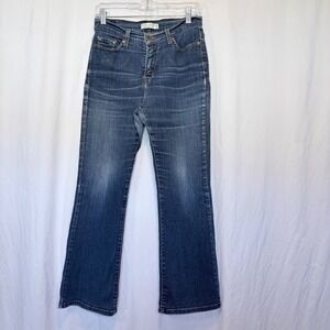 Levi's Jeans Perfectly Slimming 512 Boot Cut Blue Denim Size 10 M